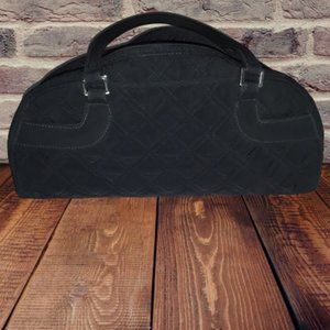 Vera Bradley Sholder Bag Preowned Black Quilted with Four Exterior Pockets